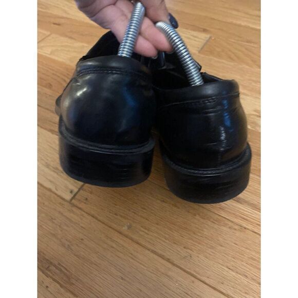 Men's Dockers ProStyle Shoes All Motion Comfort Black Leather Dress Shoes sz 8.5 - Picture 3 of 8